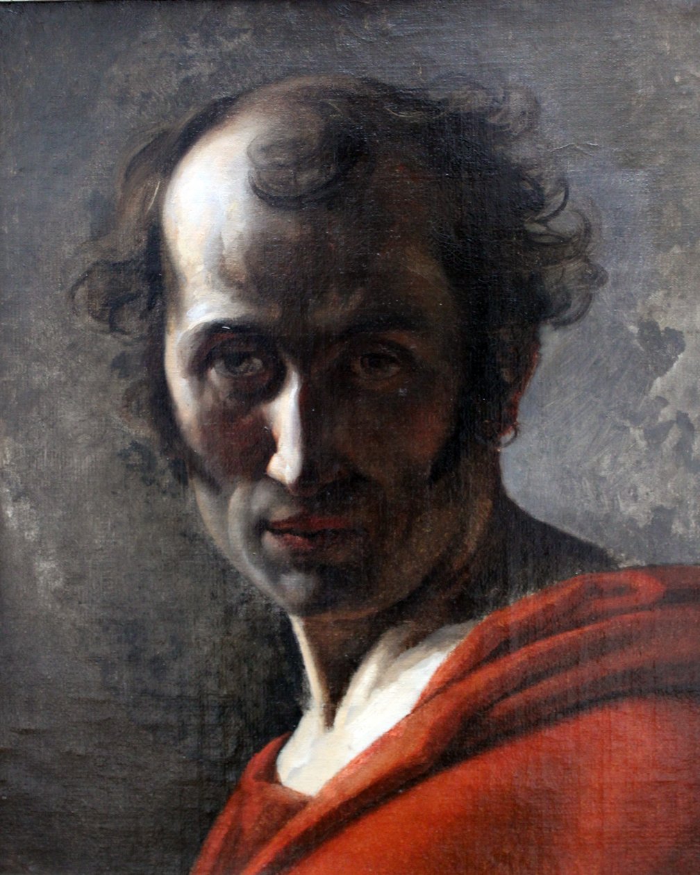 Studie av mannlig hode av Karl Wilhelm Wach