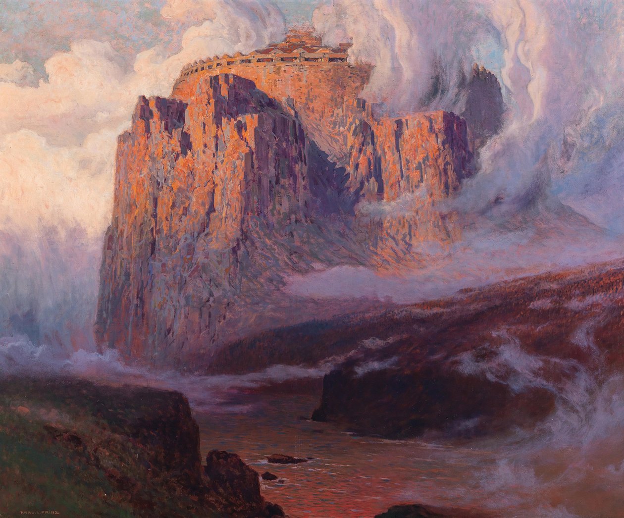 Valhalla, før 1911. av Karl Ludwig Prinz