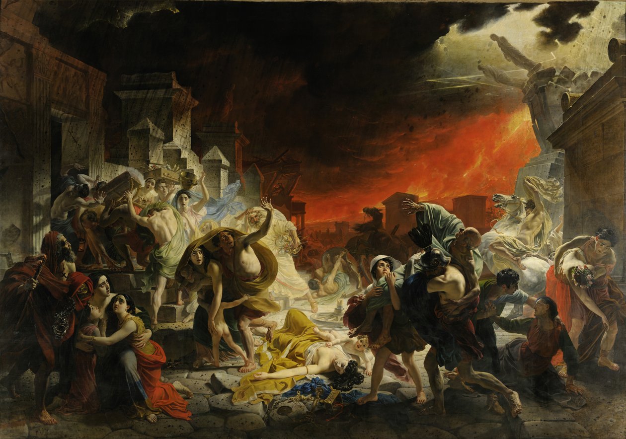 Den siste dagen i Pompeii av Karl Pavlovich Bryullov