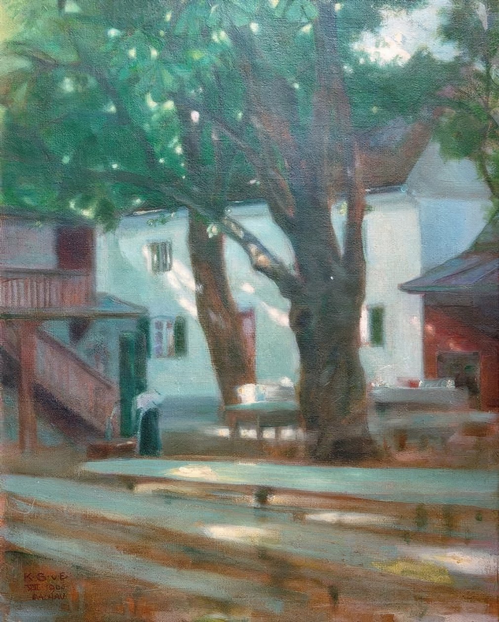 Sollys (ølhage i Dachau) av Karl Schmoll von Eisenwerth