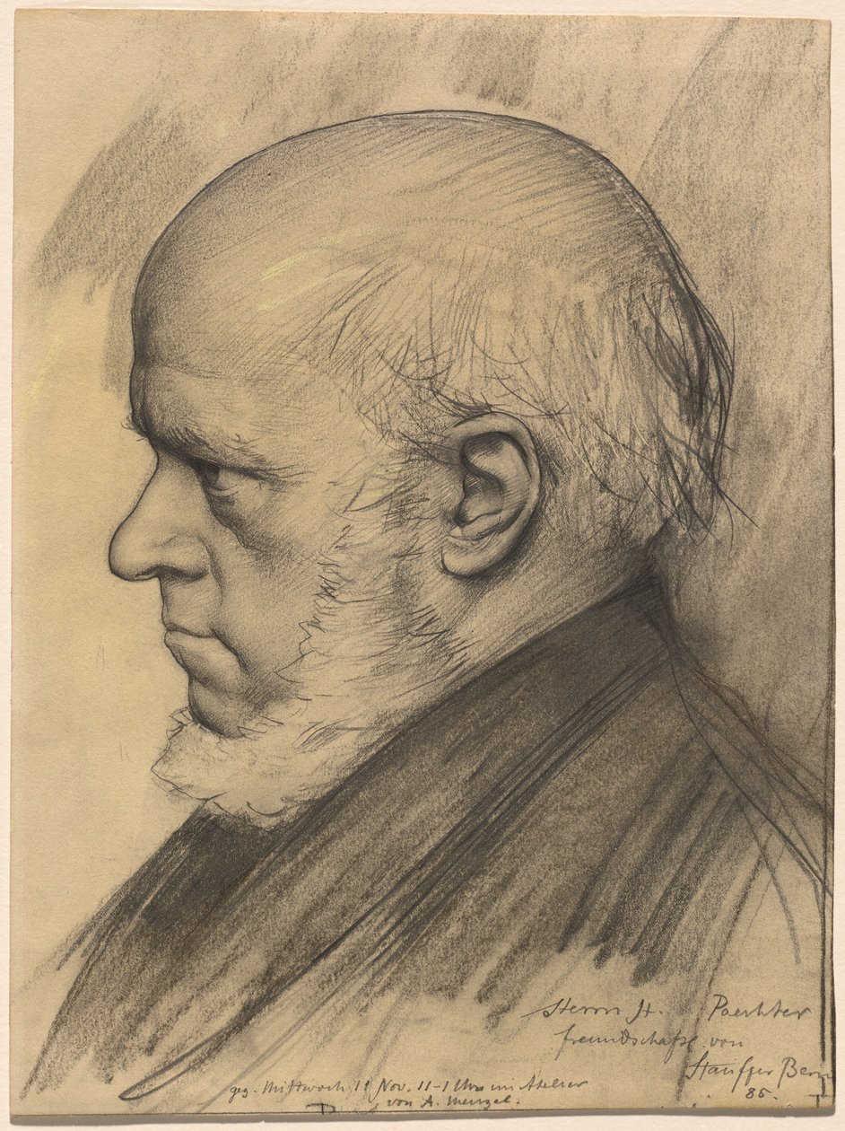 Adolf Menzel av Karl Stauffer Bern