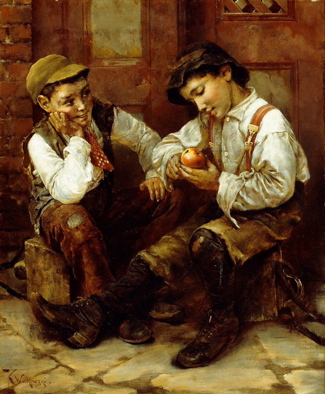 Street Urchins, av Karl Witkowski