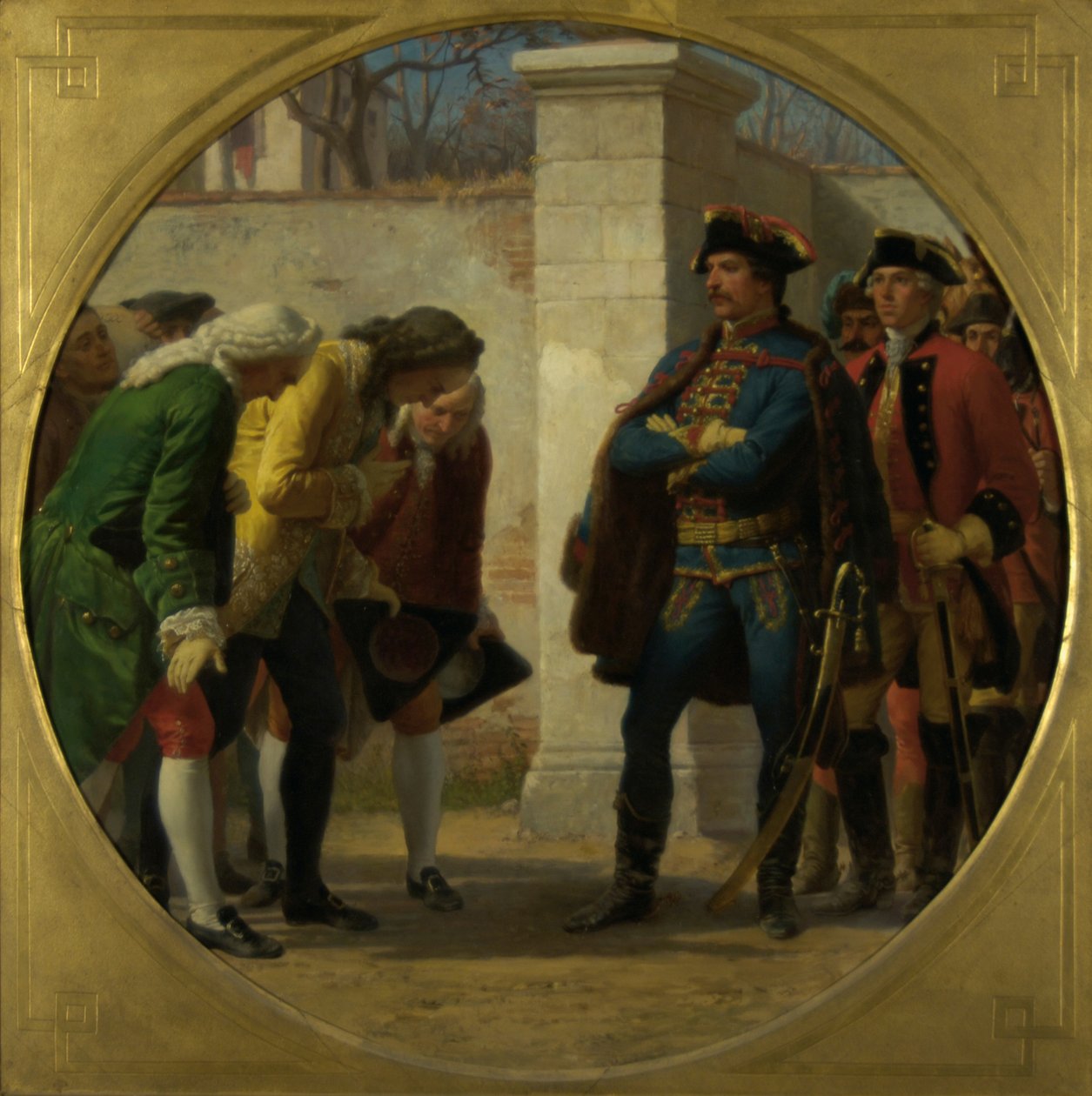 Angrepet på Berlin i 1757 av Karl von Blaas