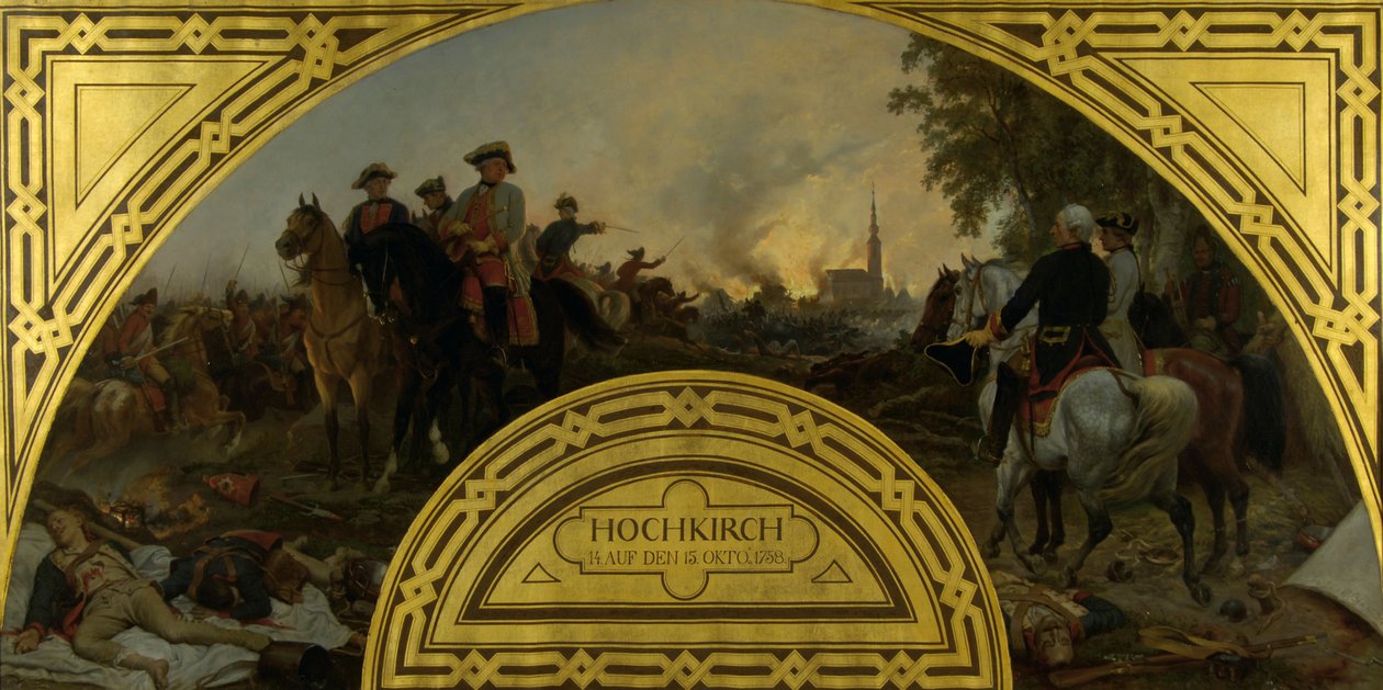 Raidet nær Hochkirch i 1758 av Karl von Blaas