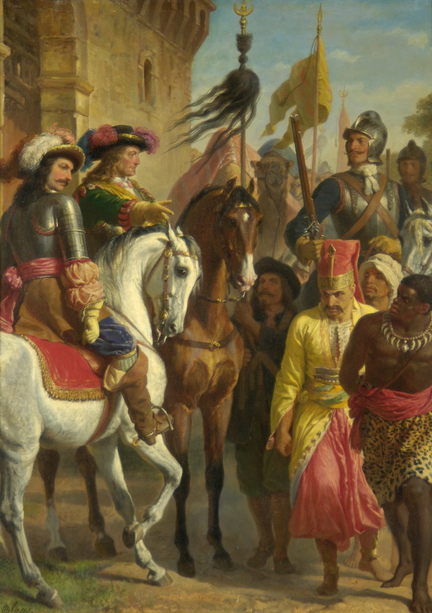 Slaget ved Levenc 1664 av Karl von Blaas