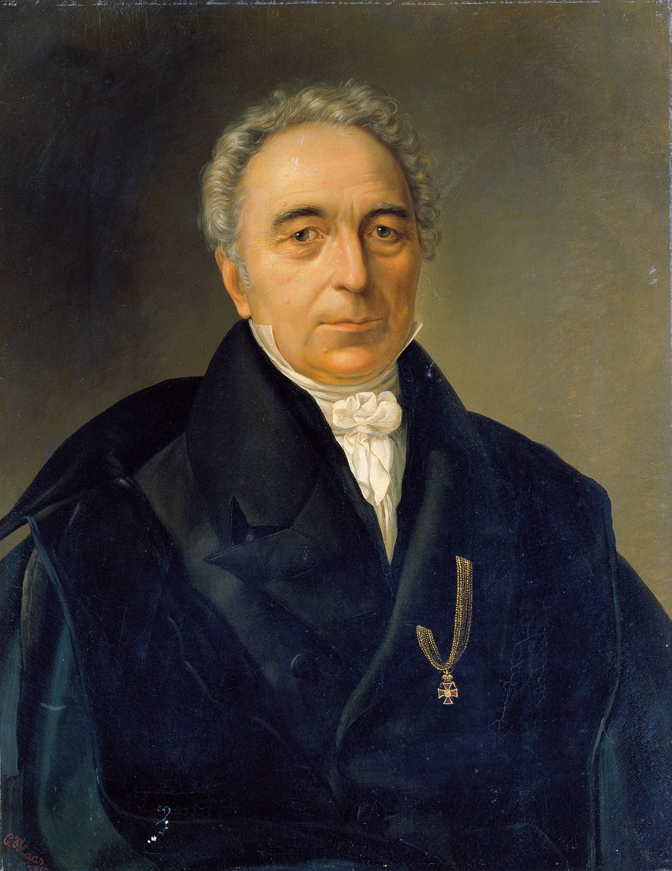 Franz Xaver Freiherr Purtscher von Eschenburg av Karl von Blaas