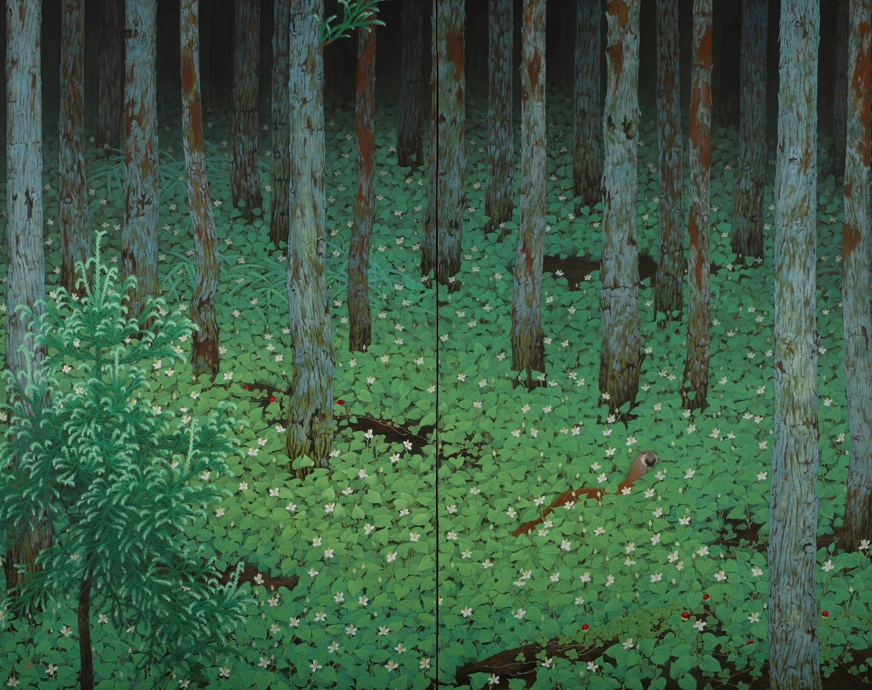 Mori (skog) av Katayama Bokuyo