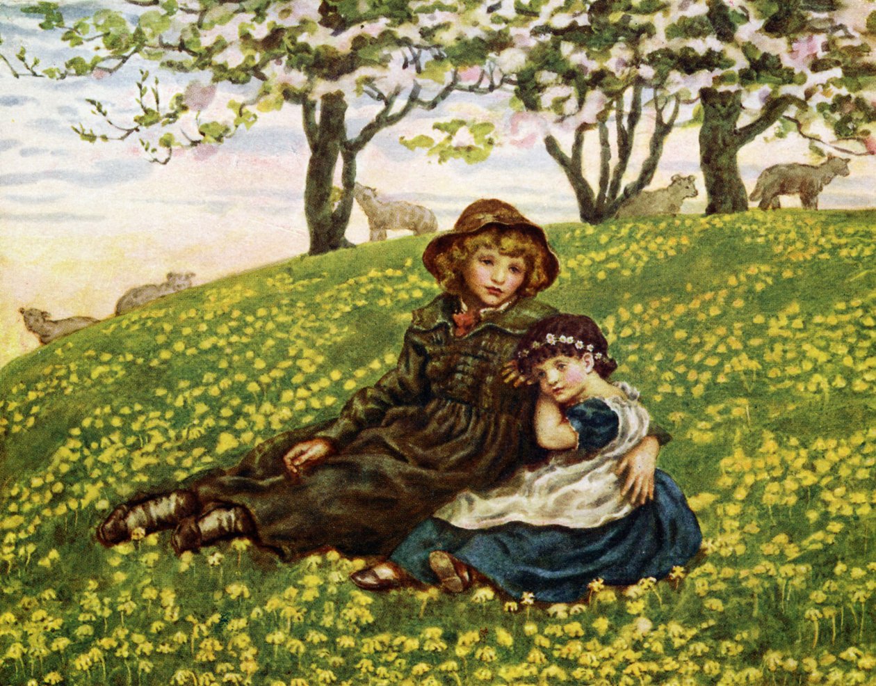 Bror og søster av Kate Greenaway. av Kate Greenaway