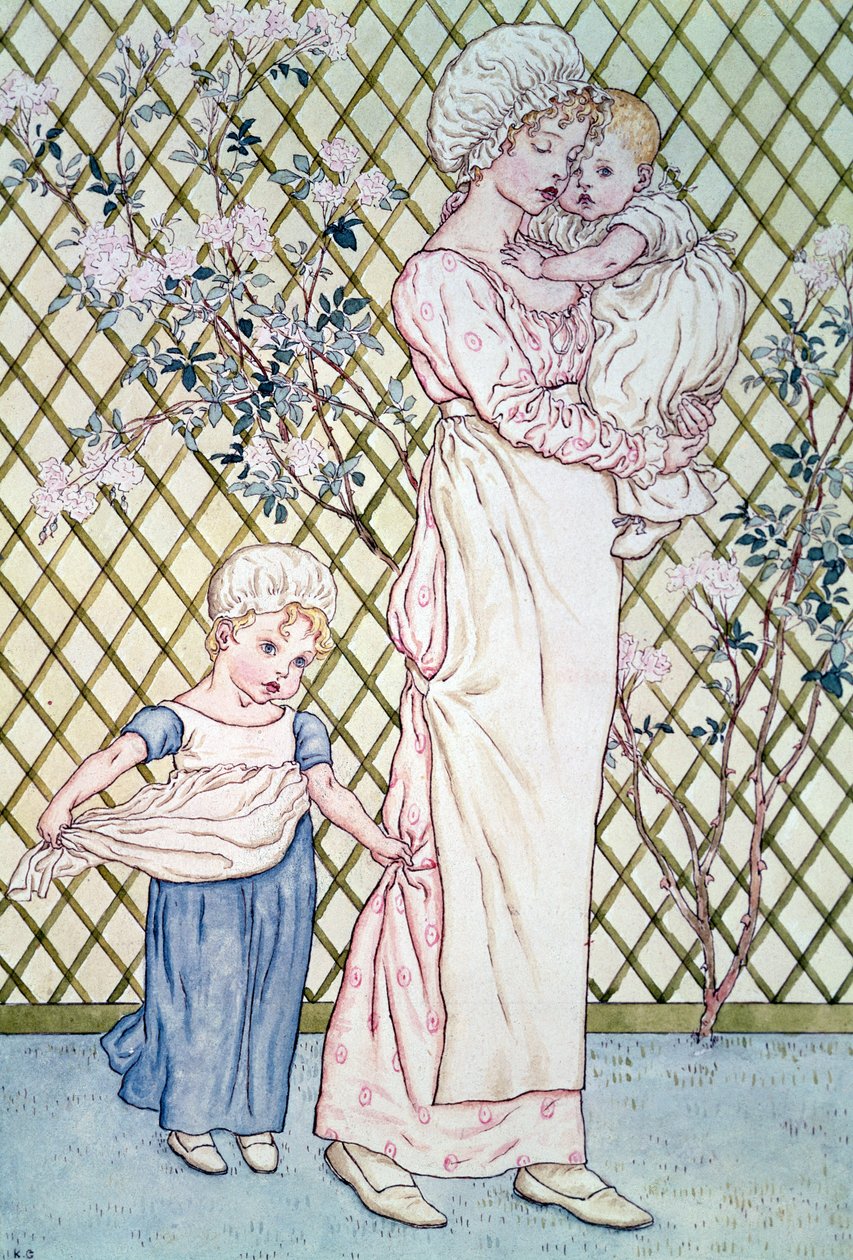 Mor og barn av Kate Greenaway