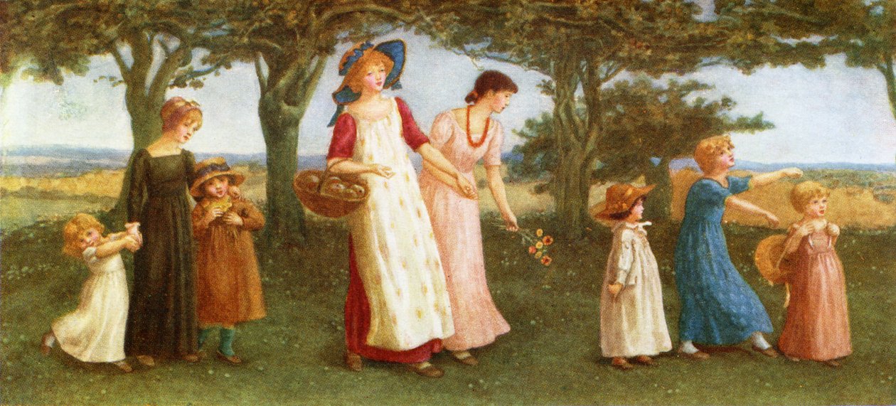 Spring time av Kate Greenaway av Kate Greenaway