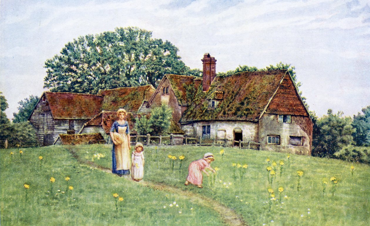 Det gamle gårdshuset av Kate Greenaway. av Kate Greenaway