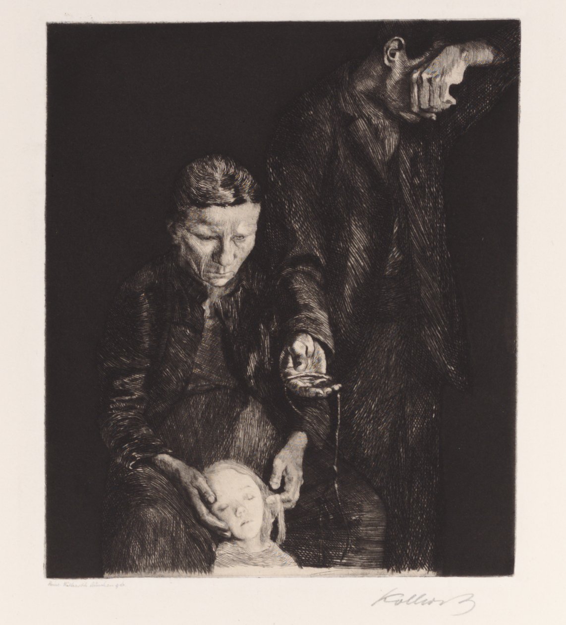 De undertrykte av Käthe Kollwitz