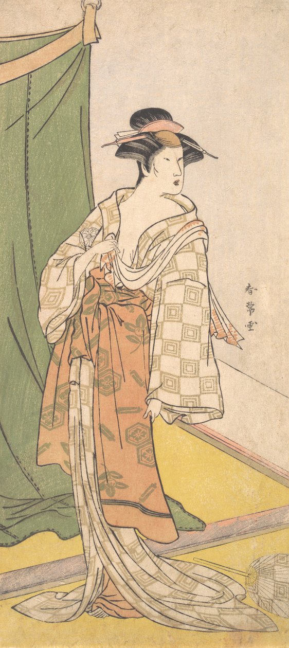 Segawa Chrysanthemum Woman Bra, ikke sant? 1785. av Katsukawa Shunjo