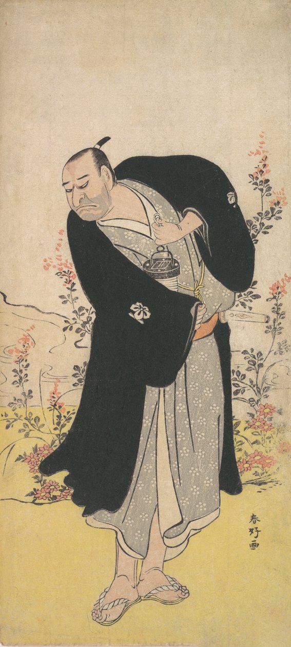 Kabuki-skuespiller Nakayama Kojuro VI, 1786. av Katsukawa Shunko