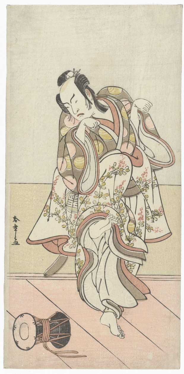 Dansende skuespiller av Katsukawa Shunsho