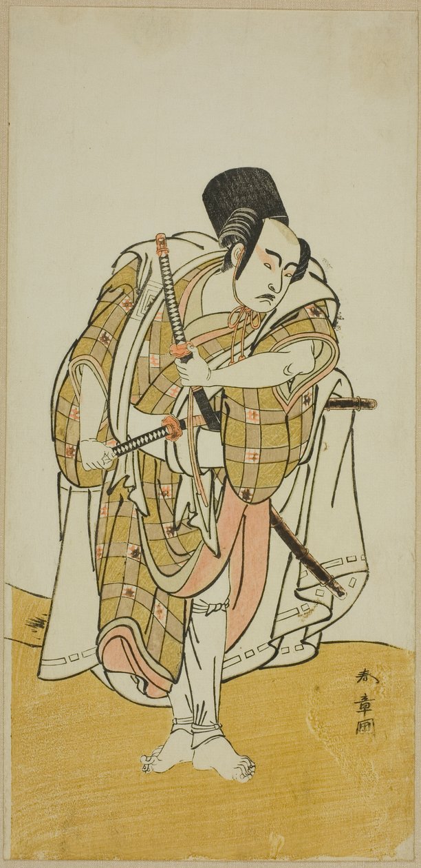 Skuespilleren Ichikawa Yaozo II (?) av Katsukawa Shunsho