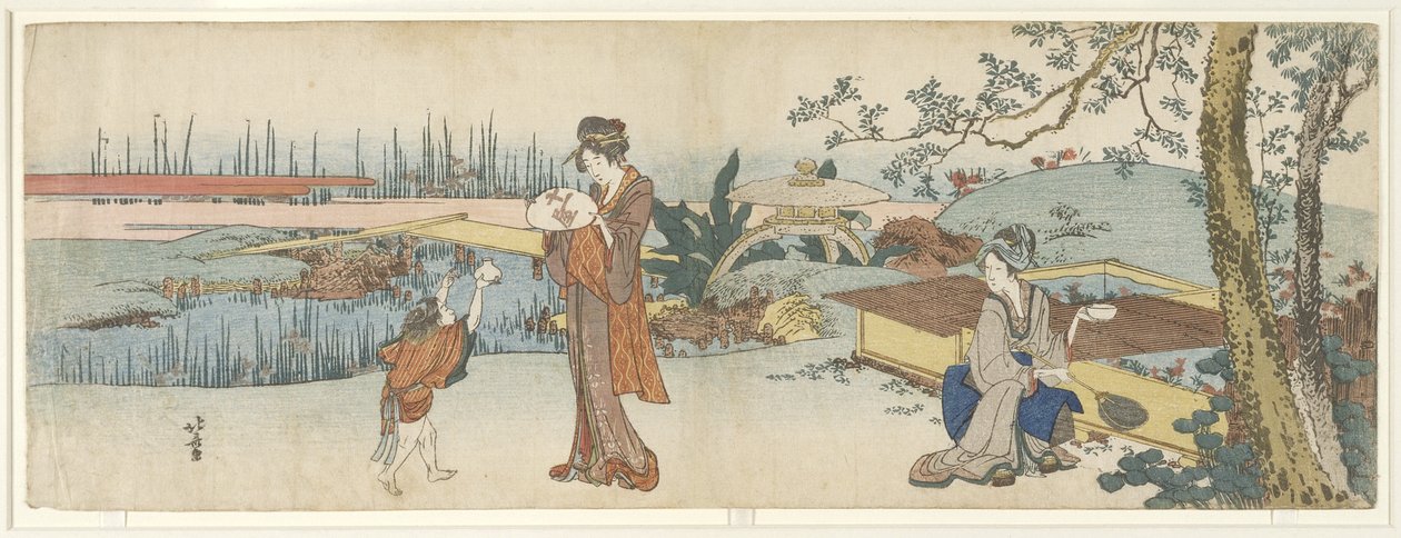 Gullfiskleverandør, 1801-1805 av Katsushika Hokusai