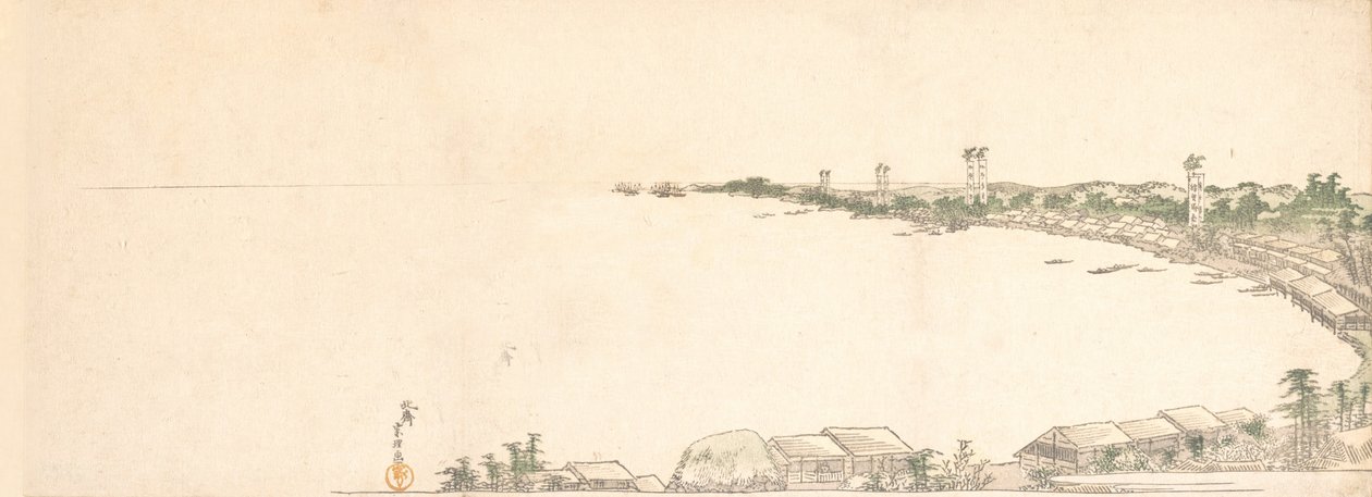 Trykk, ca. 1801. av Katsushika Hokusai