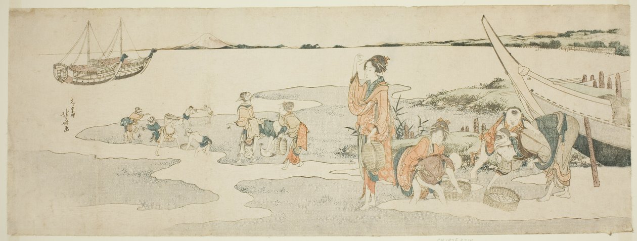 Skalldyrsanking av Katsushika Hokusai