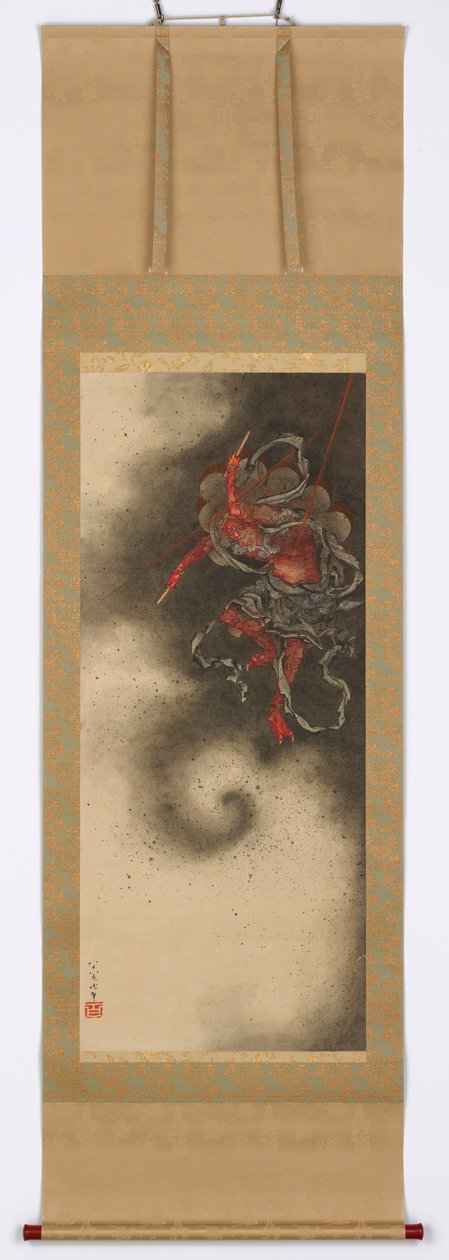 Tordengud, 1847. av Katsushika Hokusai