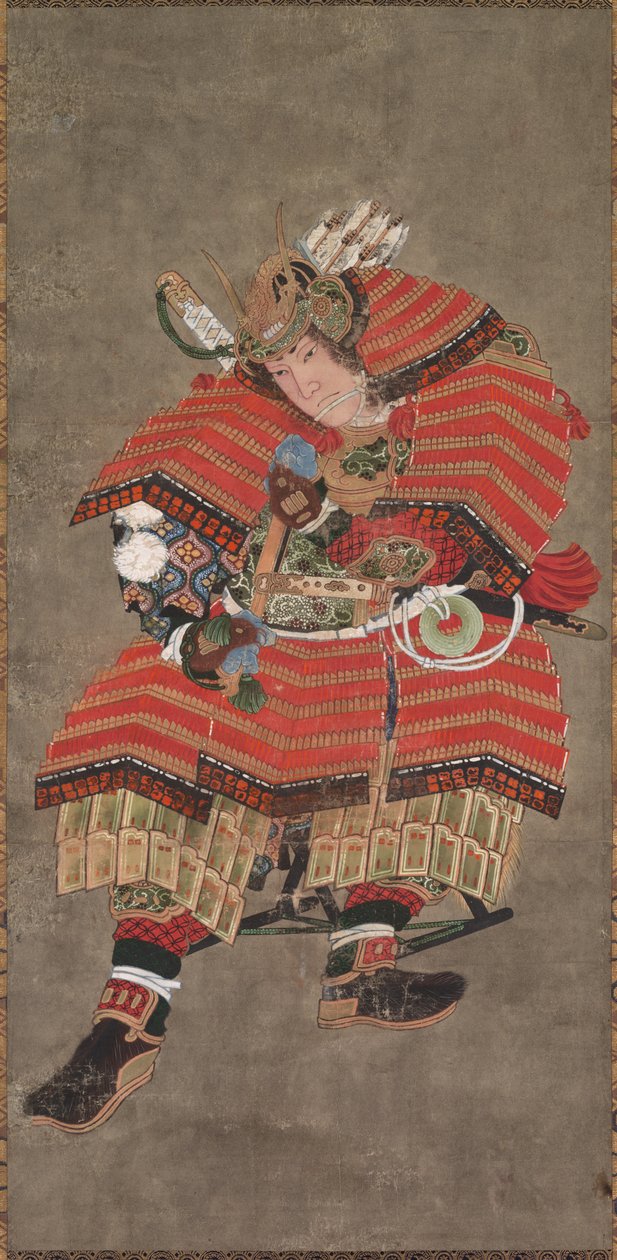 Yoshitsune as a Warrior, 1800-tallet. av Katsushika Hokusai