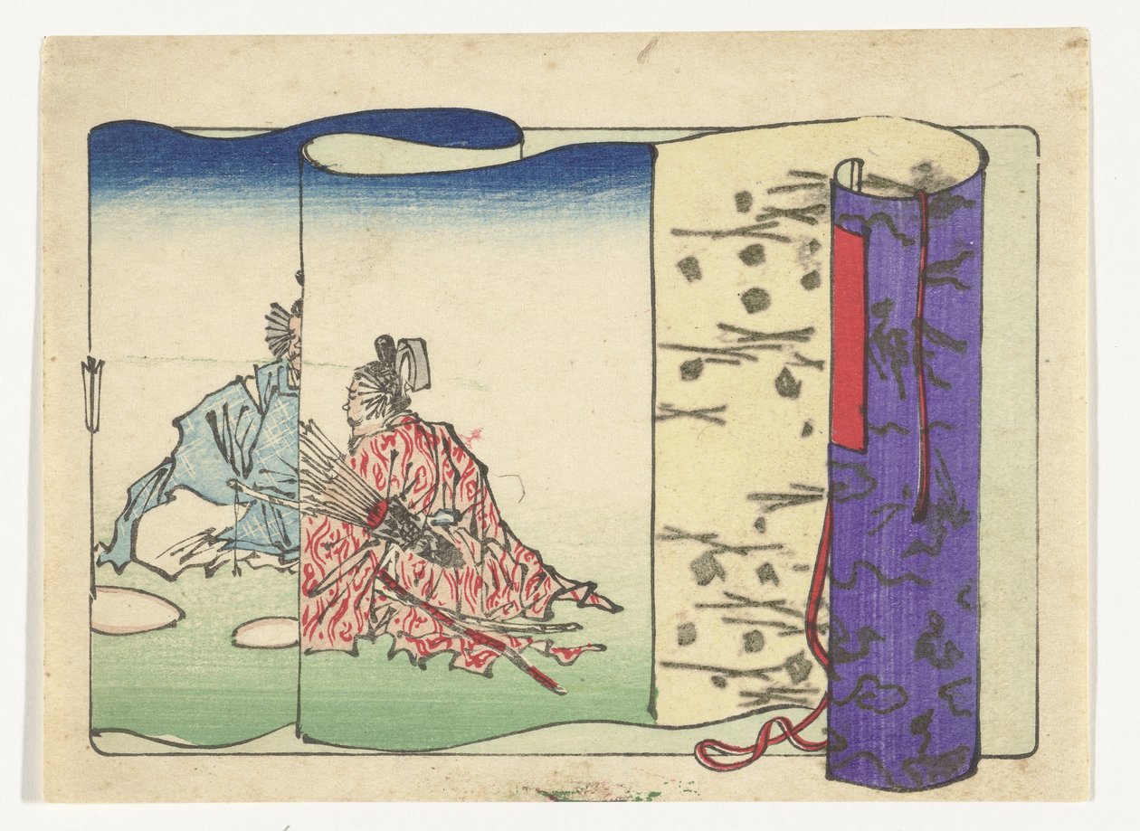 Bueskytter The Big Tail (serietittel) av Kawanabe Kyosai