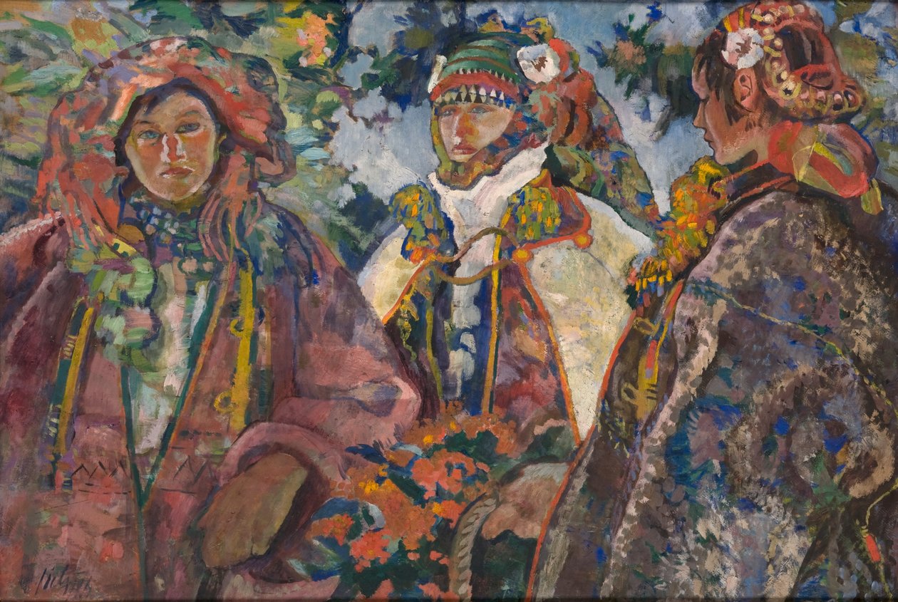 Hutsul bryllup av Kazimierz Sichulski