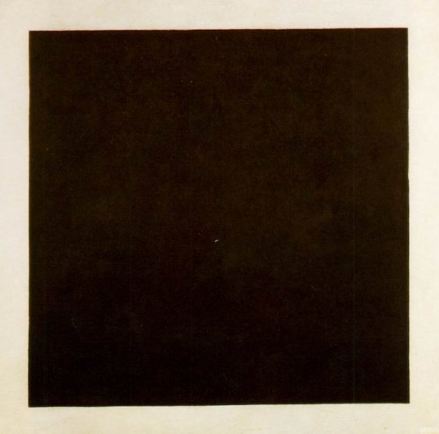 Schwarzes Quadrat English: Black Square: n av Kazimir Severinovich Malevich