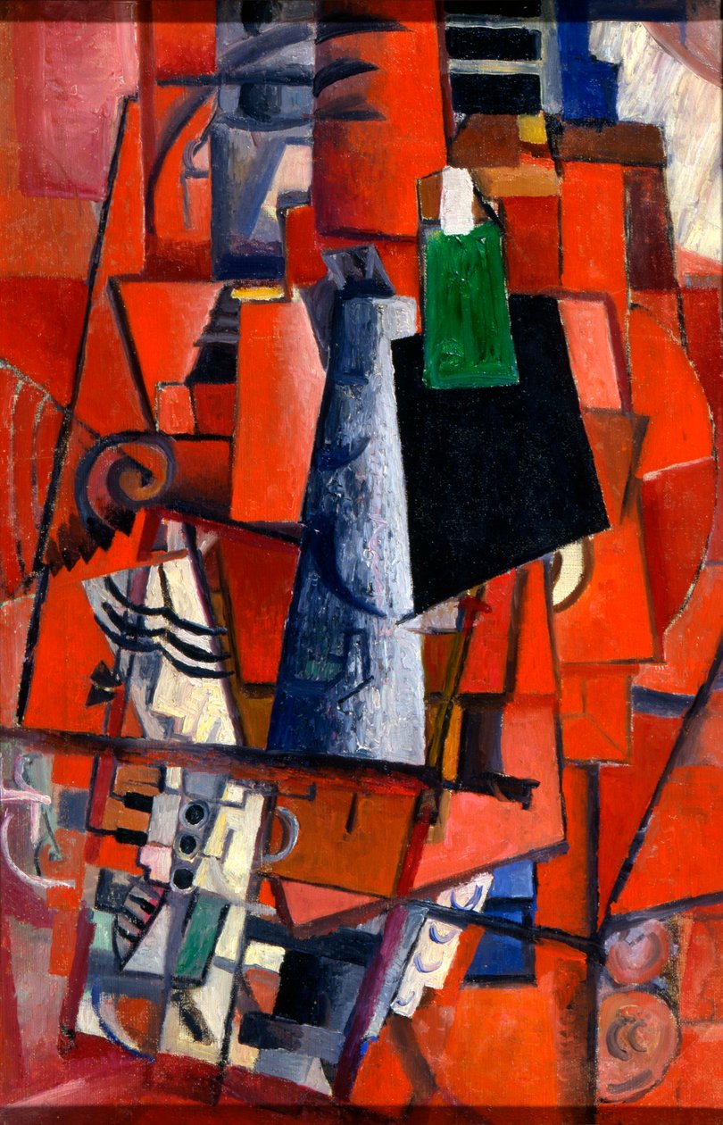 A Woman at the Piano, 1913. av Kazimir Severinovich Malevich