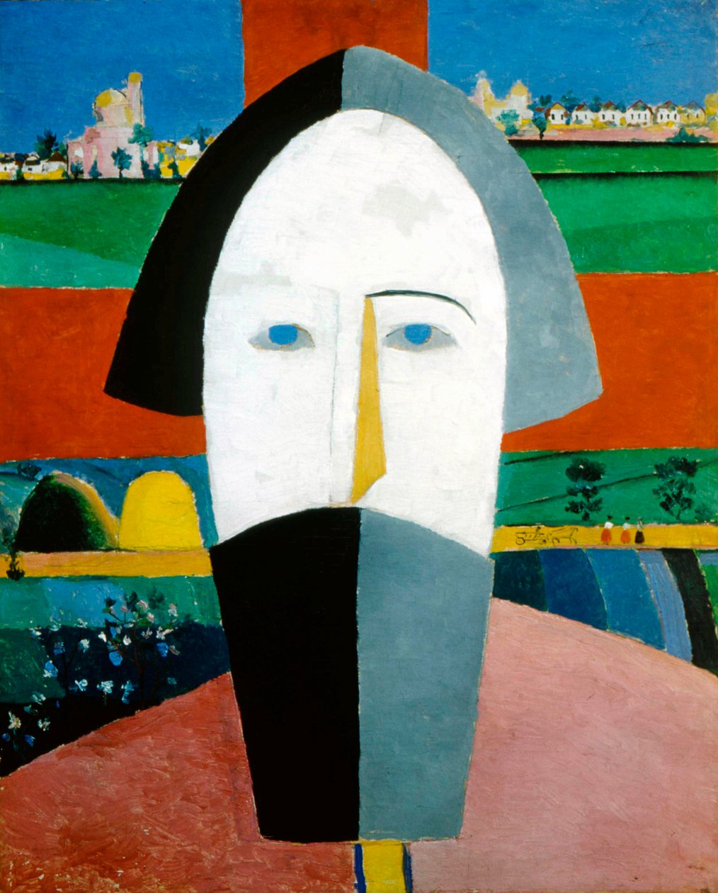 Leder for en bonde, 1928-1932. av Kazimir Severinovich Malevich