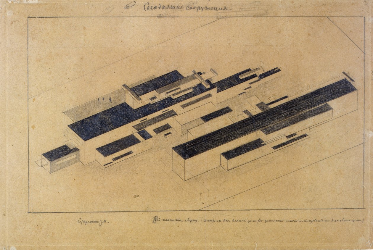 Moderne bygninger av Kazimir Severinovich Malevich
