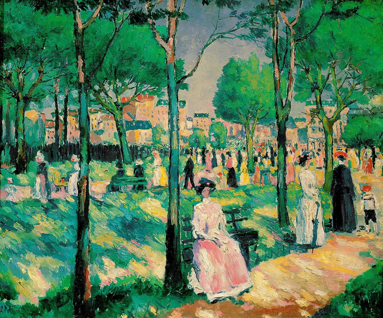 På Boulevarden, 1903. av Kazimir Severinovich Malevich