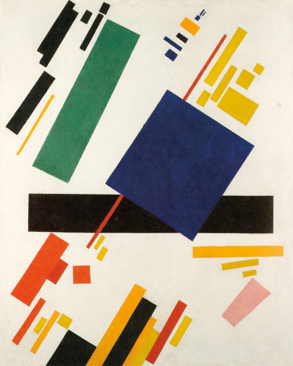 Suprematistisk komposisjon, 1916 av Kazimir Severinovich Malevich