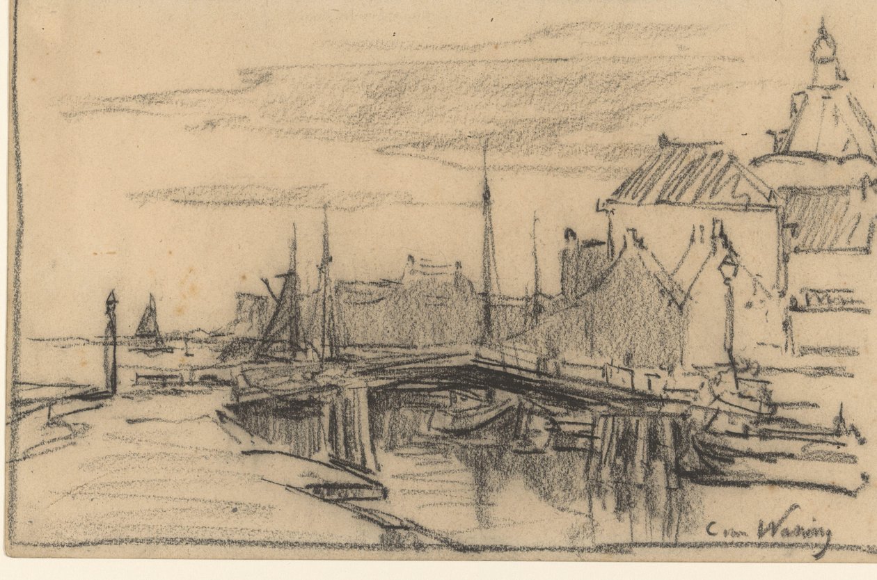 Enkhuizen havn av Kees van Waning