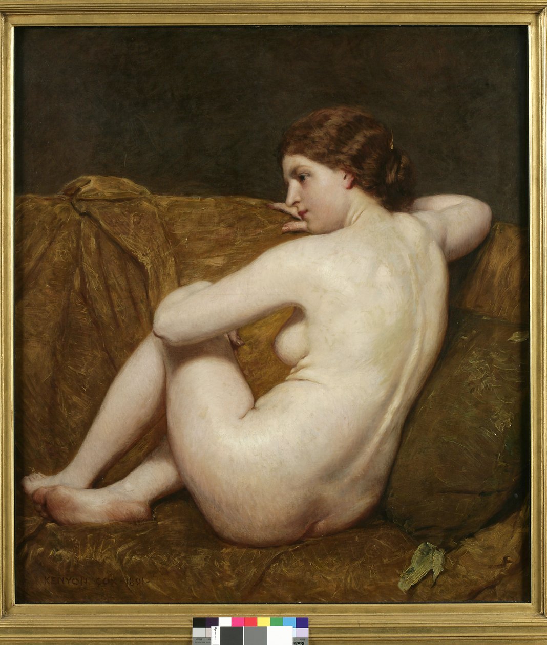En blondine, 1891 av Kenyon Cox