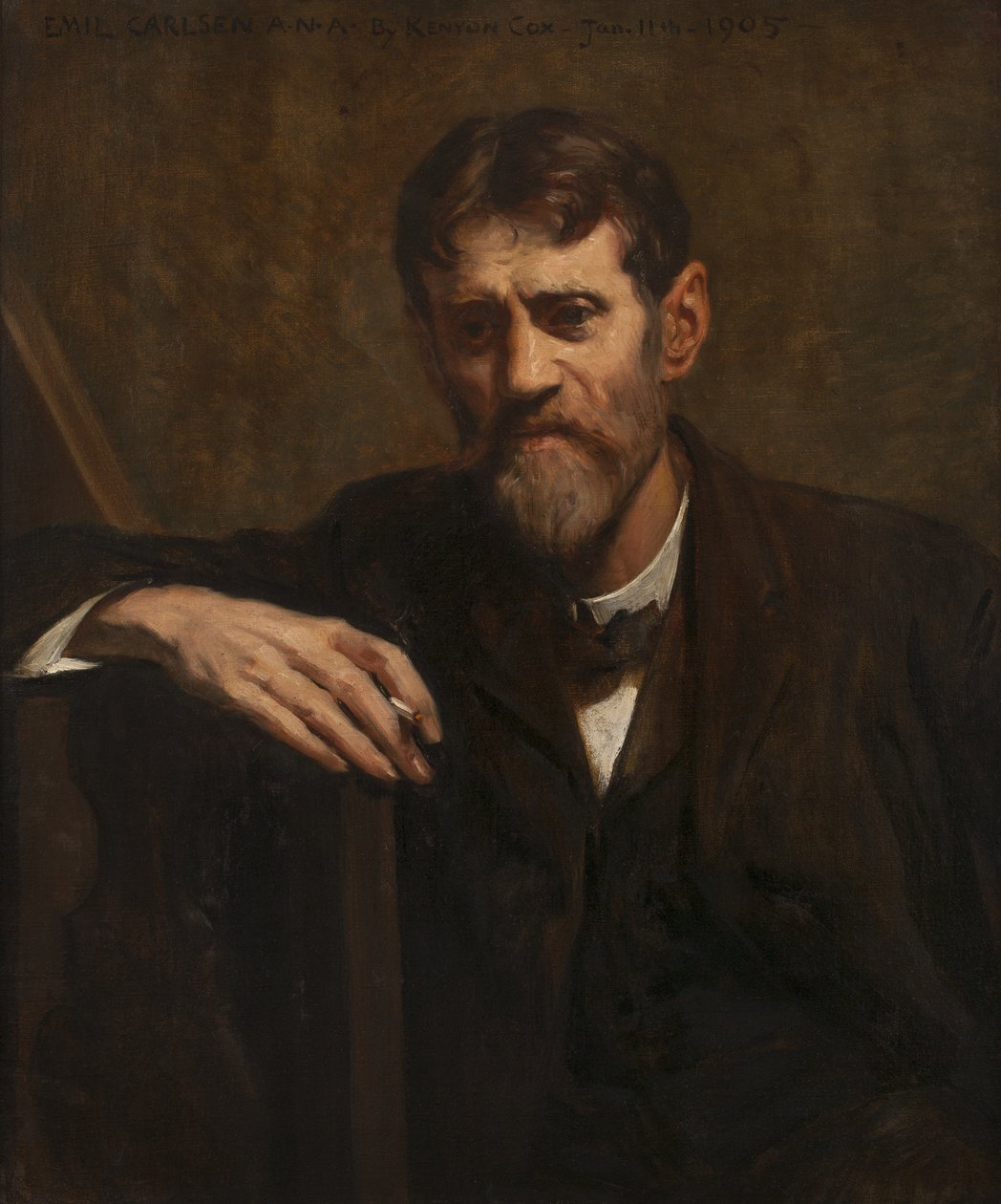 Emil Carlsen, 1905 av Kenyon Cox