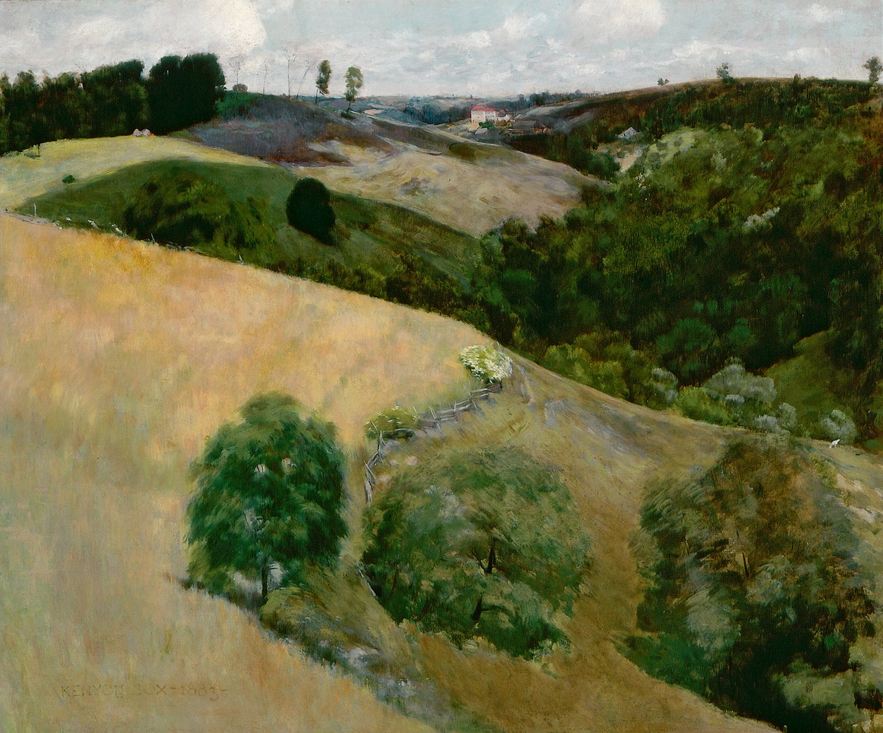 Flying Shadows, 1883 av Kenyon Cox