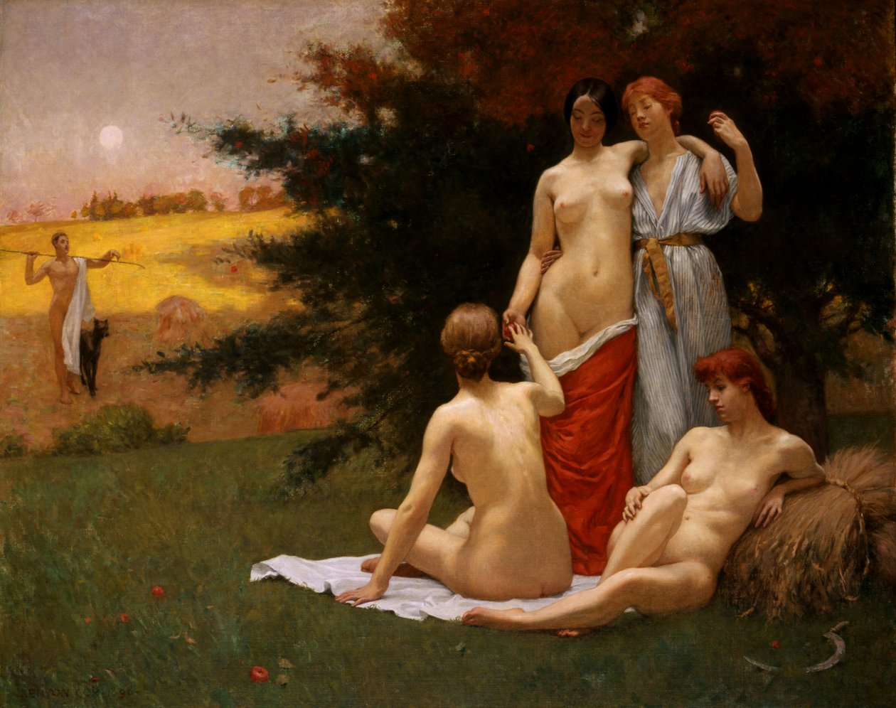 An Eclogue, 1890. av Kenyon Cox