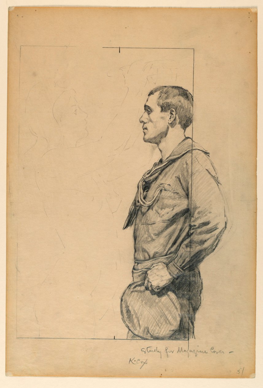 Design for magasinomslag av Kenyon Cox