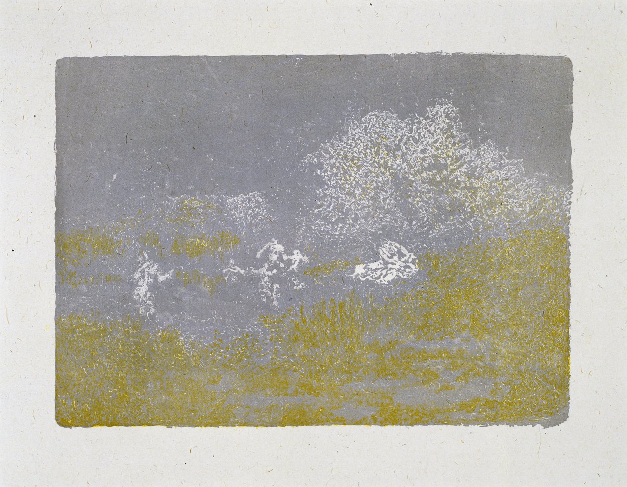 Femme dans le compagne (Kvinner på landet), 1900 (litografi i farger) av Ker Xavier Roussel