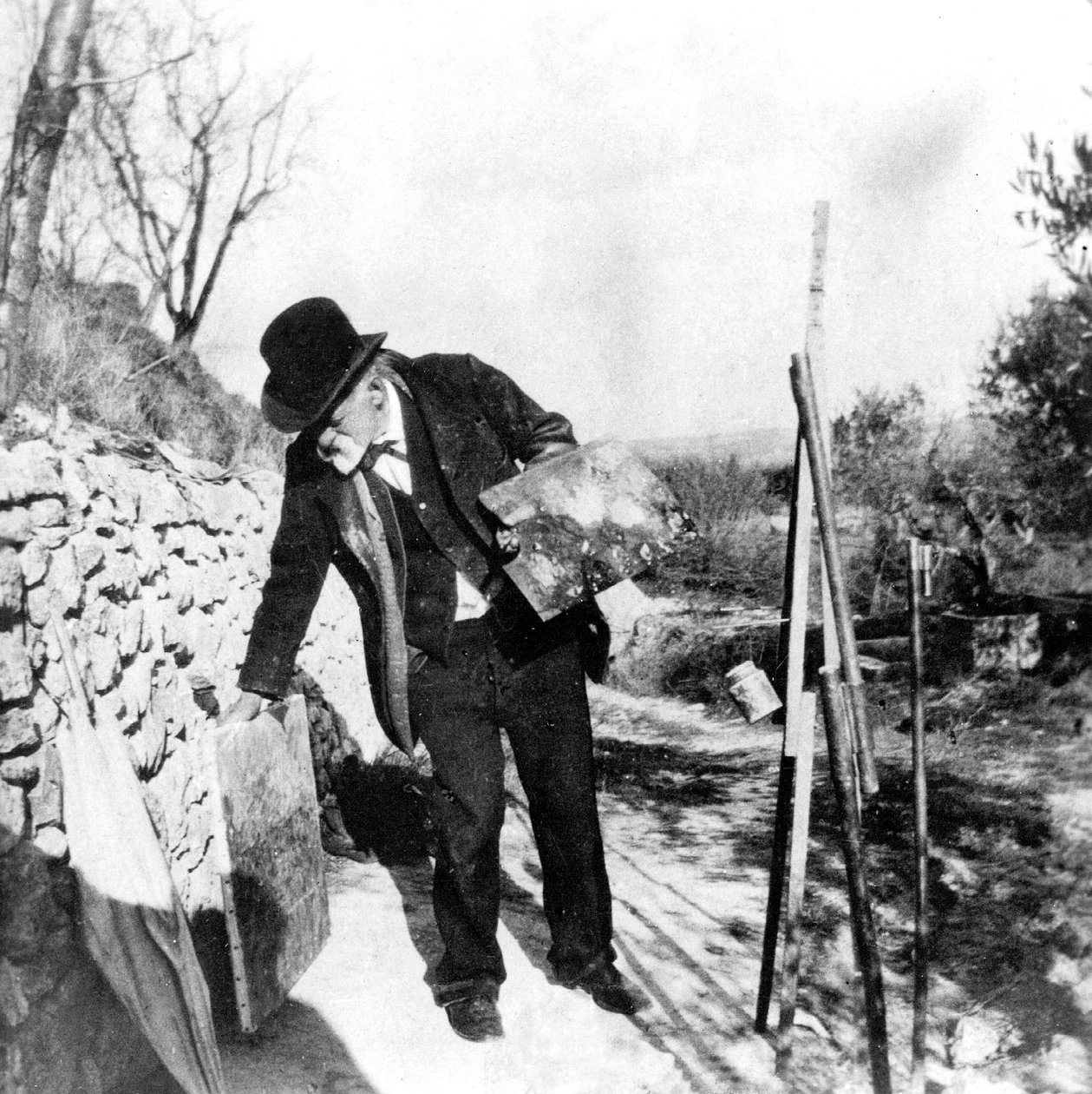 Paul Cezanne maleri i Aix-en-Provence av Ker Xavier Roussel