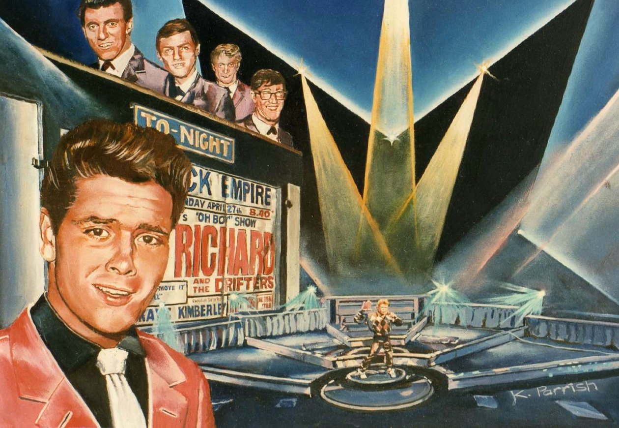 Flytt det! To Stardom (Cliff Richard) (maleri) av Kevin Parrish