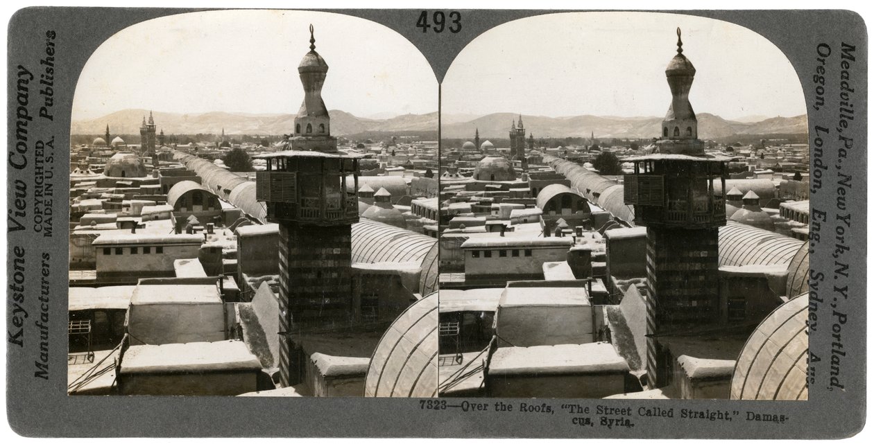 Damaskus, Syria, 1900-tallet. av Keystone View Company