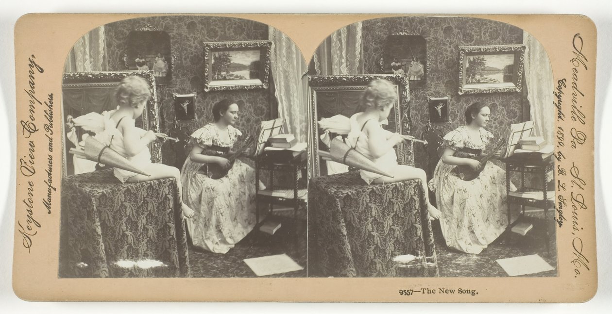 Den nye sangen, 1899. av Keystone View Company
