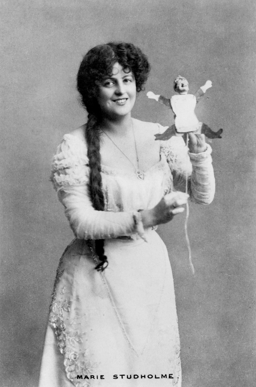 Marie Studholme 1875-1930, engelsk skuespillerinne, 1900-tallet. av Kilpatrick