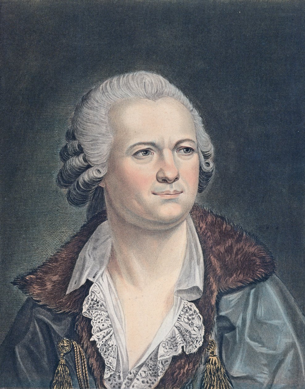 Pierre-Joseph Desault, 1800 (fargegravering) av Kimly