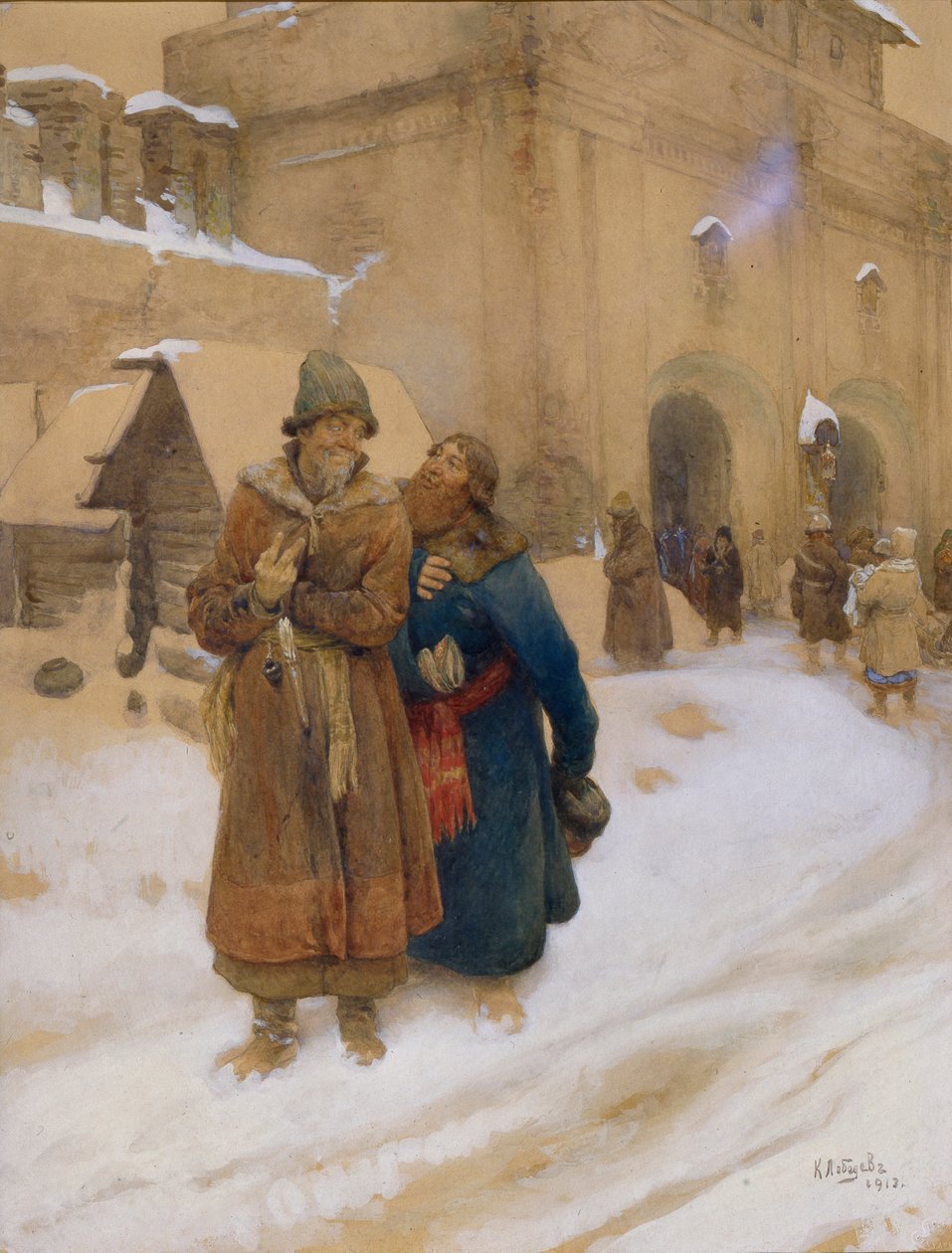 Podyachy, 1913 av Klavdiy Vasilievich Lebedev