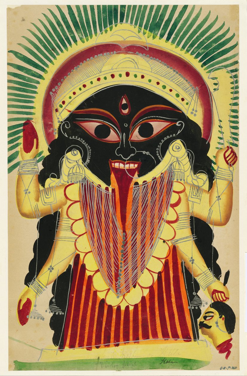 Tid av Kolkata (Calcutta) Kalighat