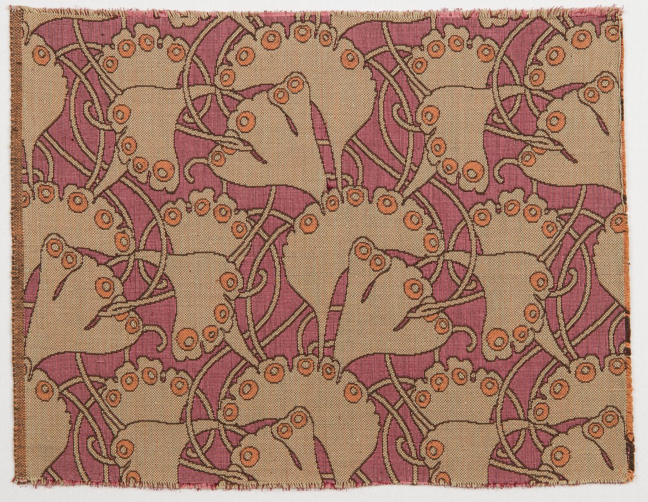 Tekstildesign, 1898. av Koloman Moser