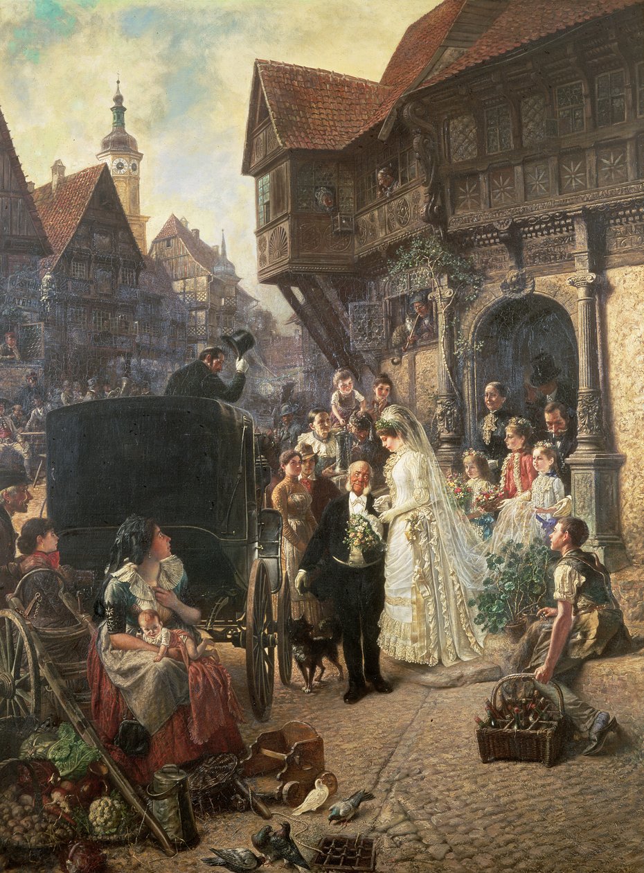 Bruden, 1800-tallet av Konrad Beckmann